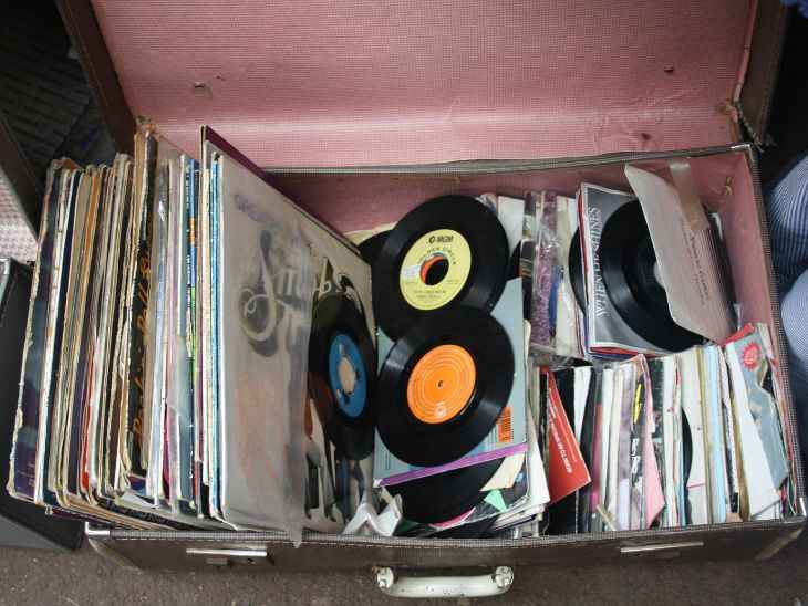 old vinyl records history